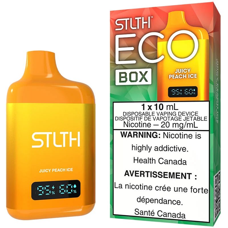 Juicy Peach Ice STLTH Eco Box 5K Disposable Vape
