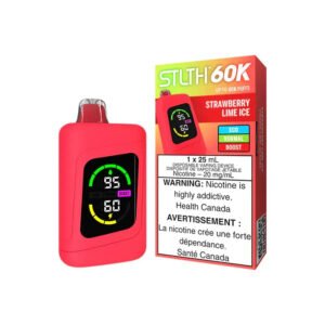 Strawberry Lime Ice STLTH 60K Disposable Vape