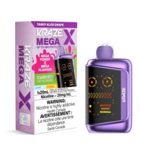 Tangy Aloe Grape Kraze Mega X 48K Disposable Vape