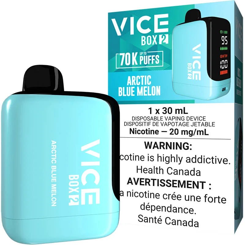 Arctic Blue Melon Vice Box 2 70K Disposable Vape