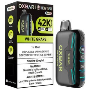 White Grape OXBAR X Rocky Vapor G42K Disposable Vape