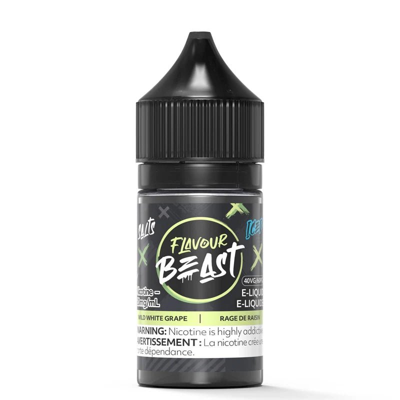Wild White Grape Iced - Flavour Beast E-Liquid Salt 30ML'